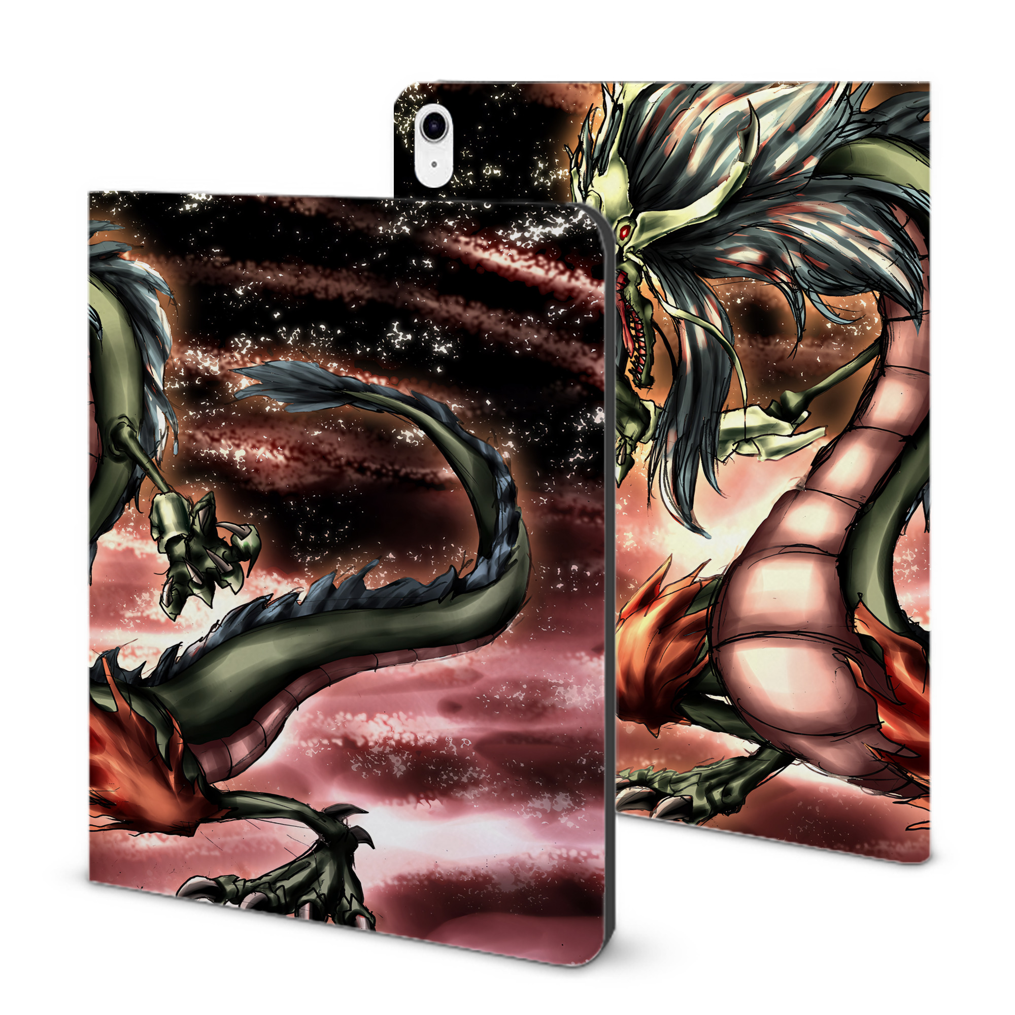 （画像用） 遊☆戯☆王 Yu-Gi-Oh! IPad ケース ブック型 PUレザー TPU 耐衝撃 軽量 薄型 ペン収納なし 全面保護 IPad 各モデル対応